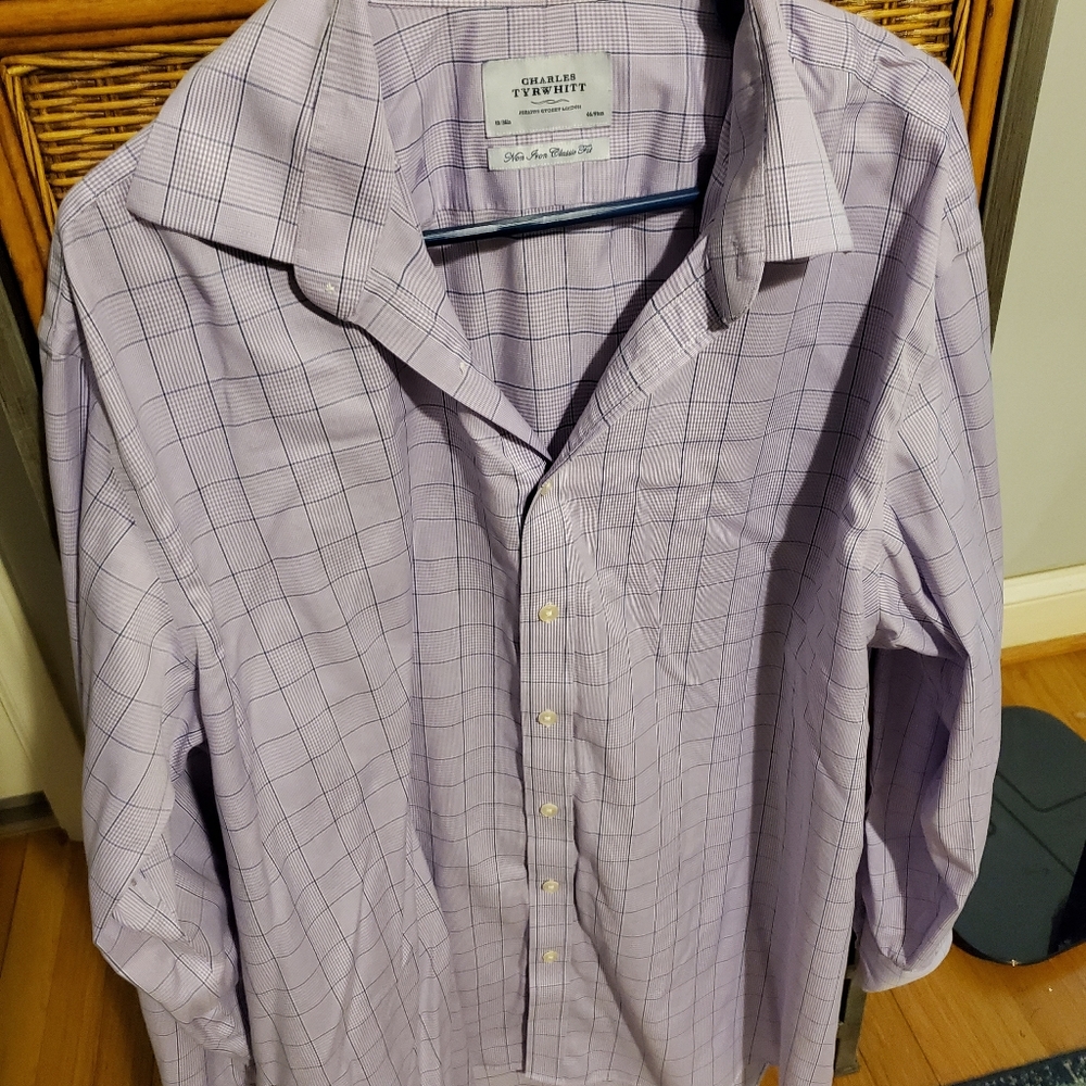 Charles Tyrwhitt 18x36 dress shirt, button cuff